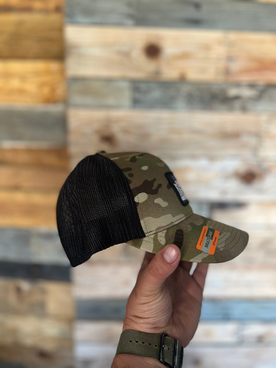 Just Palm Multicamo Trucker Hat